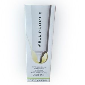Well People Revitalising Dew Snow Mushroom Eye Gel Cream Clean Beauty NEW NIB